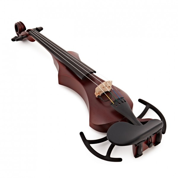 GEWA Novita 3.0 Electric Violin with adapter, Red Brown