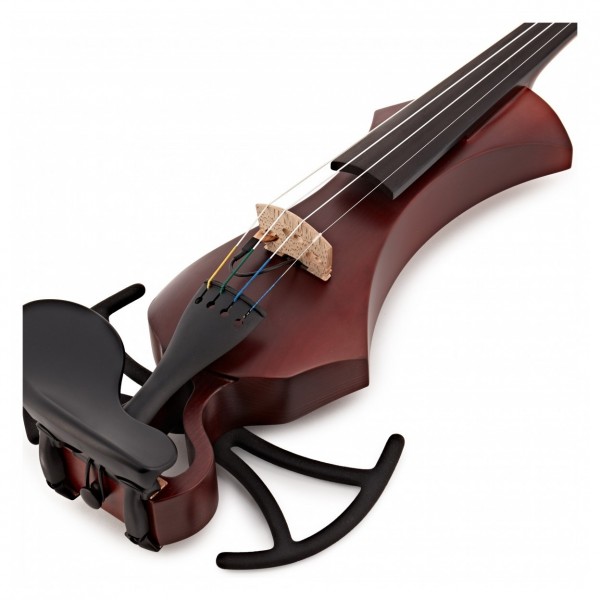 GEWA Novita 3.0 Electric Violin with adapter, Red Brown - Body