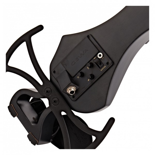 GEWA Novita 3.0 Electric Violin with adapter, Black - Controls