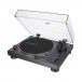 Audio Technica AT-LP120XUSB Direct Drive Turntable with USB, Black - angled