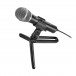 Audio Technica ATR2100x-USB Dynamic USB/XLR Microphone - Microphone and Stand