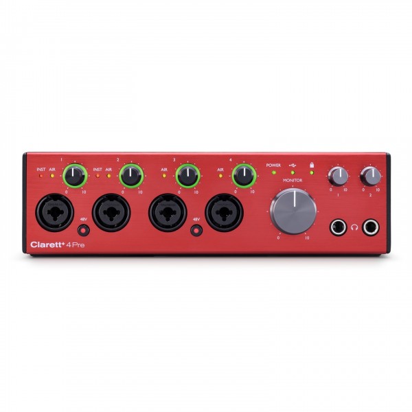 Focusrite Clarett+ Preamp - Front Panel