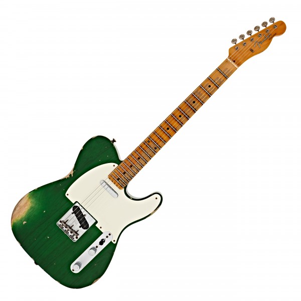 Fender Custom Shop 57 Telecaster Heavy Relic, Emerald Green Trans