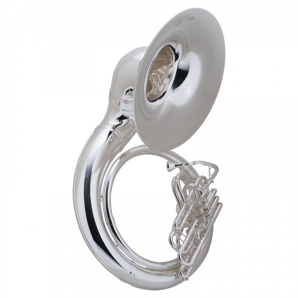 King 40KW Sousaphone, Silver Plate