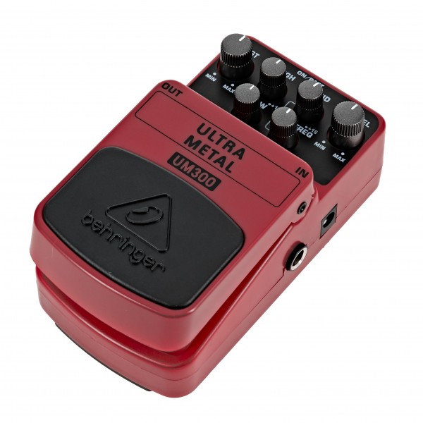 thumbnail interactive-video image 1 of Behringer UM300 Ultra Metal Distortion Pedal - Heavy Metal Effects With 3-Band EQ 1 of 10