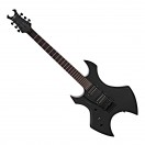 Harlem X Left Handed Electric Guitar by Gear4music, Black