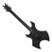 Harlem X Left Handed Electric Guitar by Gear4music, Black