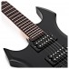 Harlem X Left Handed Electric Guitar by Gear4music, Black