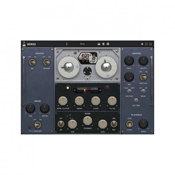 AudioThing Wires, Digital Delivery - GUI