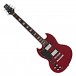Brooklyn Left Handed Electric Guitar + 15W Amp Pack, Red