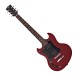 Brooklyn Left Handed Electric Guitar Red, 10W Guitar Amp & Accessory Pack