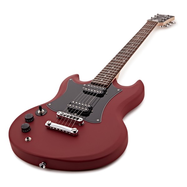 Brooklyn Left Handed Electric Guitar Red, 10W Guitar Amp & Accessory Pack