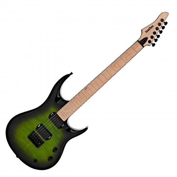 SubZero Generation Electric Guitar, Flame Green Burst