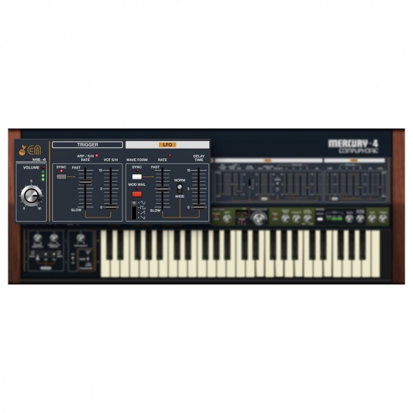 Cherry Audio Mercury-4 Synthesizer Plugin, Digital Delivery