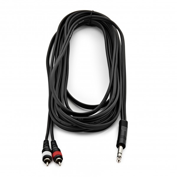 Stereo Jack - Phono (2x) Cable, 6m