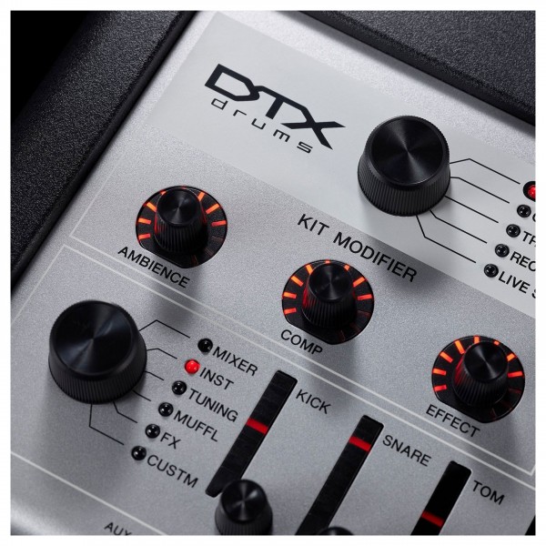 Yamaha DTX10K-X Electronic Drum Kit, Real Wood - Module Detail