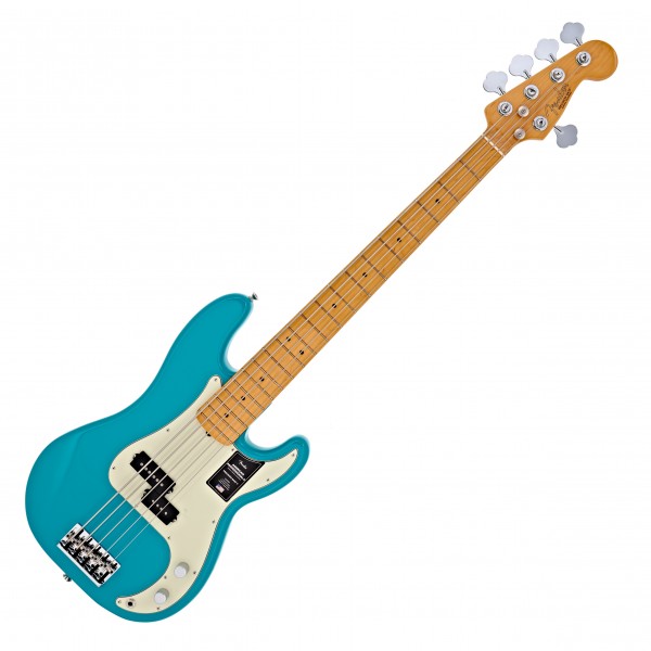 Fender American Pro II Precision Bass V MN, Miami Blue