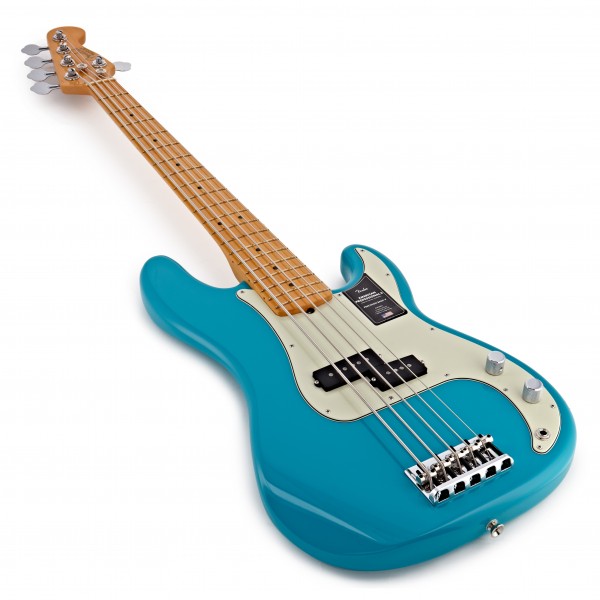 Fender American Pro II Precision Bass V MN, Miami Blue