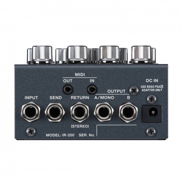 Boss IR-200 Amp and IR Cabinet Simulator inputs and outputs