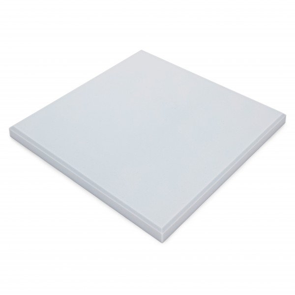Acoustic Gear Melamine Foam Plate 60x60x4cm, Light Grey