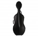 Orchestra Composite Montagnana Shape Cello Case, Matte Black - Front