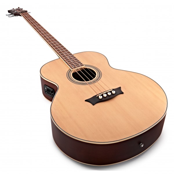 Dean EAB Electro Acoustic Bass Guitar, Satin Natural