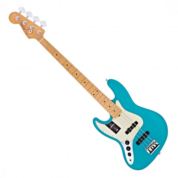 Fender American Pro II Jazz Bass MN LH, Miami Blue