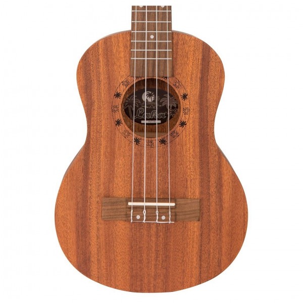 Laka Mahogany Series Tenor Ukulele, Natural Body Closeup