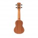 Laka Mahogany Series Sopranino Ukulele, Natural Back