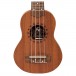 Laka Mahogany Series Sopranino Ukulele, Natural Body Closeup