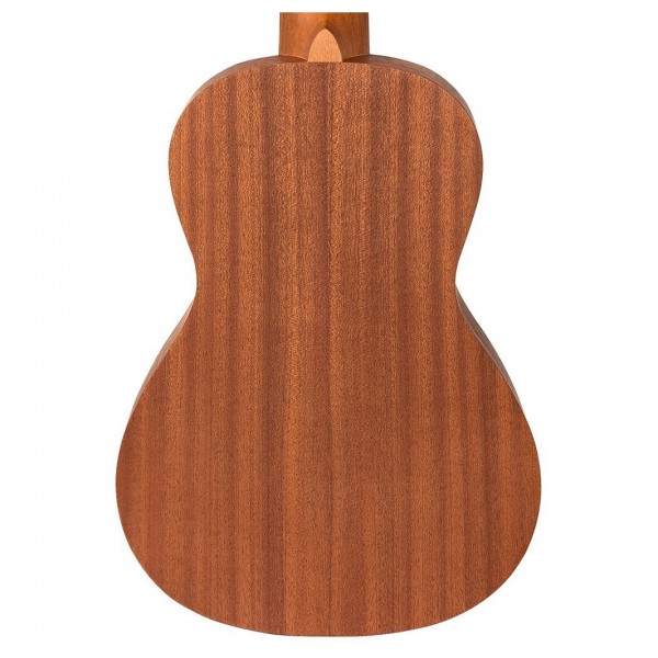 Laka Mahogany Series Concert Ukulele, Natural Back Closeup