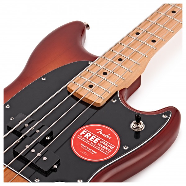 Fender Player Mustang Bass PJ MN, Sienna Sunburst