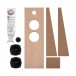 Monacor Katana-M1 Speaker DIY Kit - parts