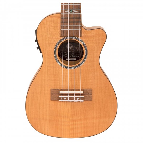 Laka Maple Series Concert Electro Ukulele, Natural body