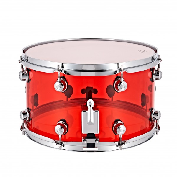 Natal Arcadia 14 x 8 Acrylic Snare, Transparent Red