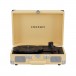 Crosley Cruiser Deluxe Portable Turntable with Bluetooth Out, Fawn