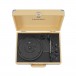 Crosley Cruiser Deluxe Portable Turntable with Bluetooth, Fawn - top