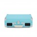Crosley Cruiser Deluxe Portable Turntable with Bluetooth, Turquoise - front closed