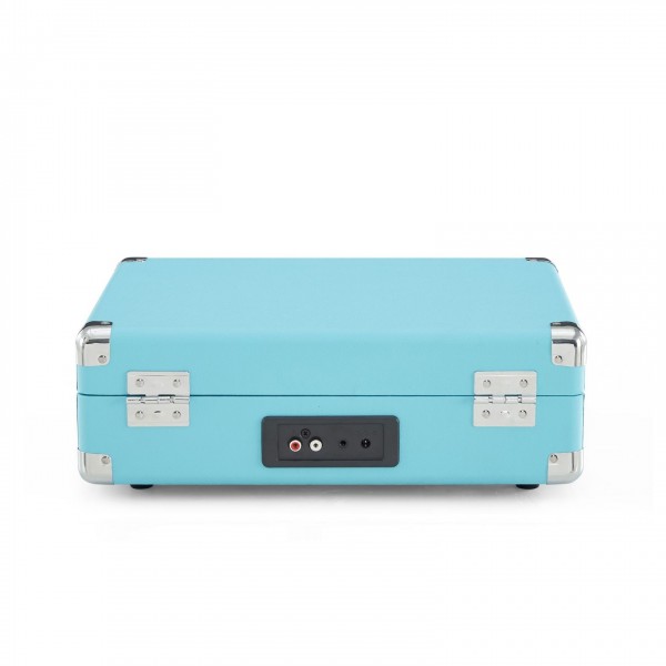 Crosley Cruiser Deluxe Portable Turntable with Bluetooth, Turquoise - back closed