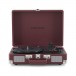 Crosley Cruiser Deluxe Portable Turntable, Bluetooth Out, Burgundy