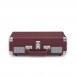 Crosley Cruiser Deluxe Portable Turntable with Bluetooth, Burgundy - closed front