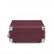 Crosley Cruiser Deluxe Portable Turntable with Bluetooth, Burgundy - side closed