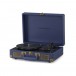 Crosley Cruiser Plus Deluxe Portable Turntable with Bluetooth, Navy - front angle