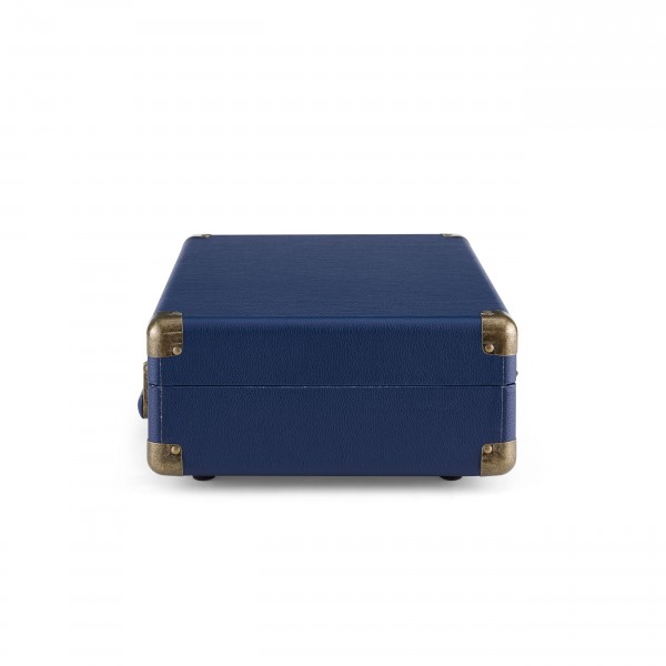 Crosley Cruiser Plus Deluxe Portable Turntable with Bluetooth, Navy - side closed