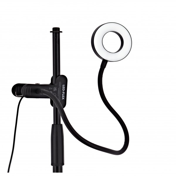 Flexible 3” LED Ring Light by Gear4music