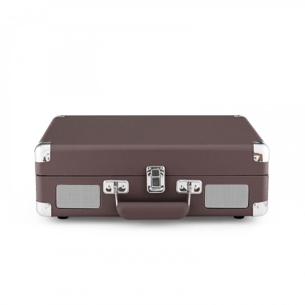 Crosley Cruiser Plus Deluxe Portable Turntable with Bluetooth, Purple - closed front