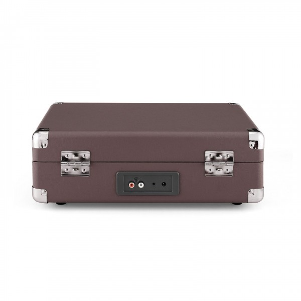 Crosley Cruiser Plus Deluxe Portable Turntable with Bluetooth, Purple - closed back