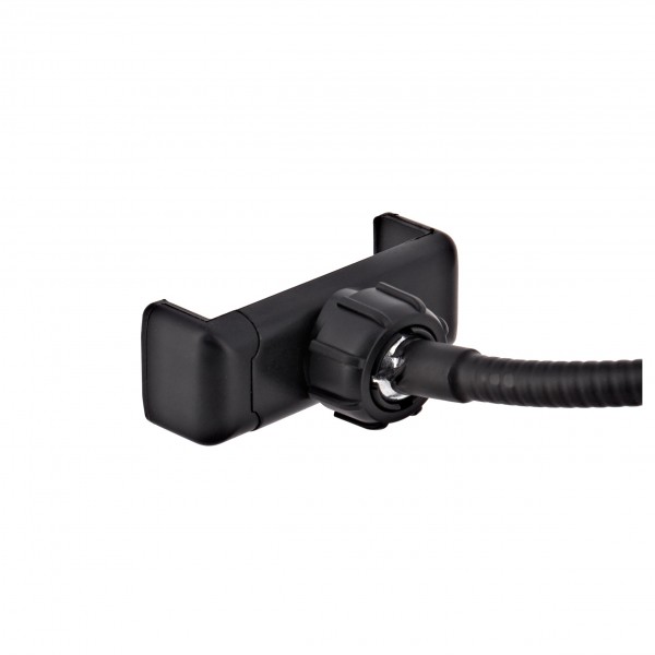 Flexible 3” LED Ring Light with Phone Holder by Gear4music
