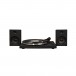 Crosley T150 Turntable with Speakers, Black - Full