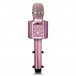 Lenco BMC-090PK Bluetooth Micrófono de karaoke con luces, rosa